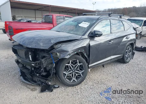 2022 Hyundai Tucson N Line z USA, uszkodzony, nr VIN KM8JF3AE9NU095135